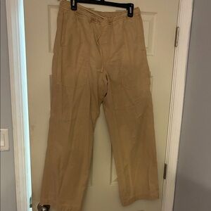 Aerie Women's Tan Straight Leg Pants